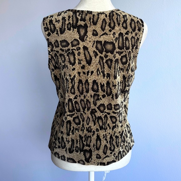 Vintage Leopard Print Tank Top - Picture 2 of 4